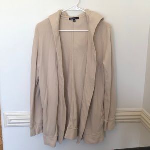 Gap beige sweatshirt cardigan